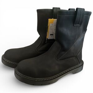 Work Boots – Men’s Size 9.5 – Black Pull-On Work Boots – New With Tags